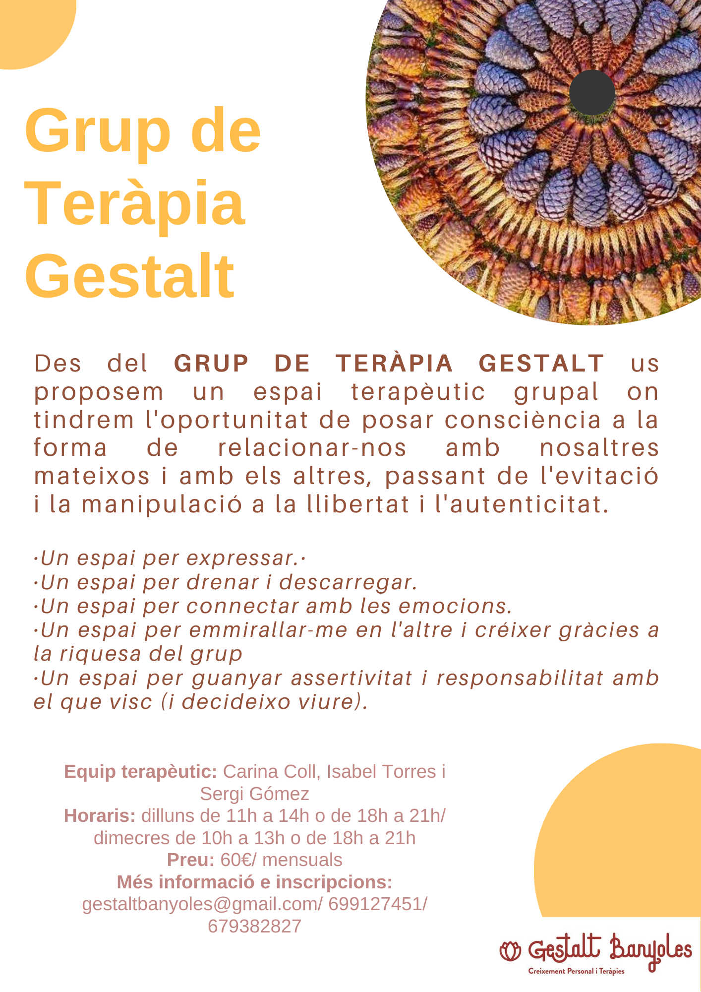 Gestalt Banyoles Creixement Personal I Terapies